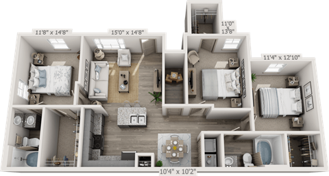 16760 Ronald Reagan Blvd 1-3 Beds Apartment for Rent - Photo Gallery 26